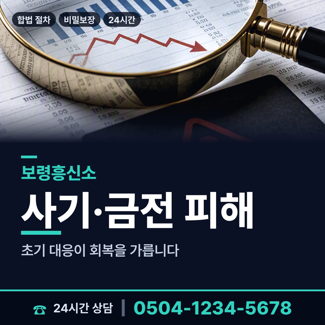 보령 청라면 탐정사무소비용 상담 안내
